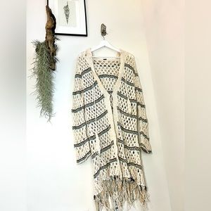 FP Crochet Long Sweater